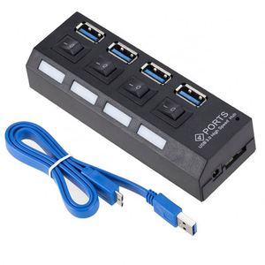 Mozzo 4 porte indipendente 3.0hub con alimentazione USB ad alta velocità Hub Plug and Play senza Driver - Product Image 6