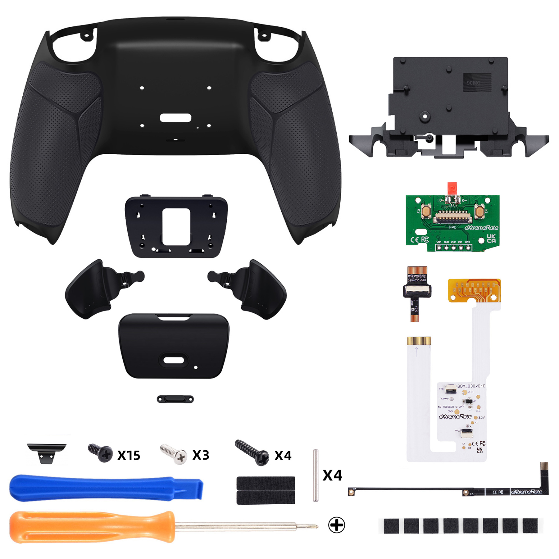 Rubberized Black Grip XPFU6001G5