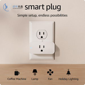 PXGJ Reino Unido Eu Home Alexa Google Control remoto WiFi Smart Plug Socket 16A 10A Rated Smart Home Plug - Product Image 3