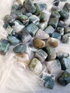 Newly Arrived Natural MOSS <strong>AGATE</strong> Tumbled Stone <strong>Agate</strong> Tumbled Stone for Medication and Decoration for Sale - Product Image 2