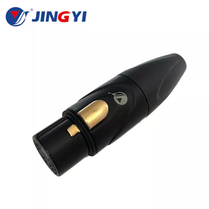 Cabo de cobra xlr para xlr macho, cabo de áudio mono de microfone 6.3 fêmea para xlr