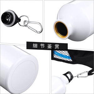 Taşınabilir çok renkli bardaklar içme için çeşitli boyutlarda alüminyum şişe ile özelleştirilebilir - Product Image 4