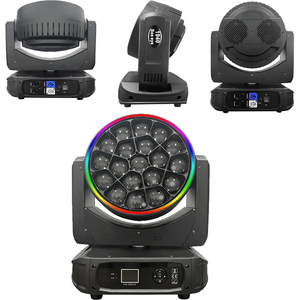 Prezzo di fabbrica 40W RGBW CMY 4 in1 Zoom lavaggio testa mobile luce K15 DMX512 anello LED grandi occhi dell'ape luce da discoteca per palchi - Product Image 5