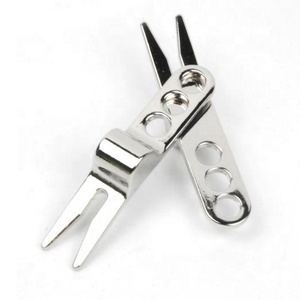 <span class=keywords><strong>Divot</strong></span> เครื่องมือซ่อมสนามกอล์ฟสแตนเลส,ทำเครื่องหมายเปล่าเครื่องมือไดวอตกอล์ฟโลหะ - Product Image 5