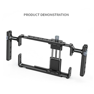Smartphone Video Rig <strong>Kit</strong> with Handles, Handheld <strong>Filmmaking</strong> Vlogging Case Universal Phone Cage for iPhone Android - Product Image 5