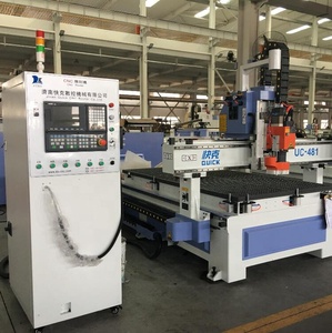 Hina mesa de trabajo de carga y descarga automática nuevo enrutador de máquina de corte CNC ATC anidado automático