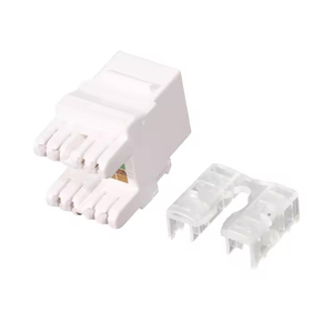 原始设备制造商以太网白色RJ45 180度UTP短体6号8P8C网络梯形插孔6号 - Product Image 5