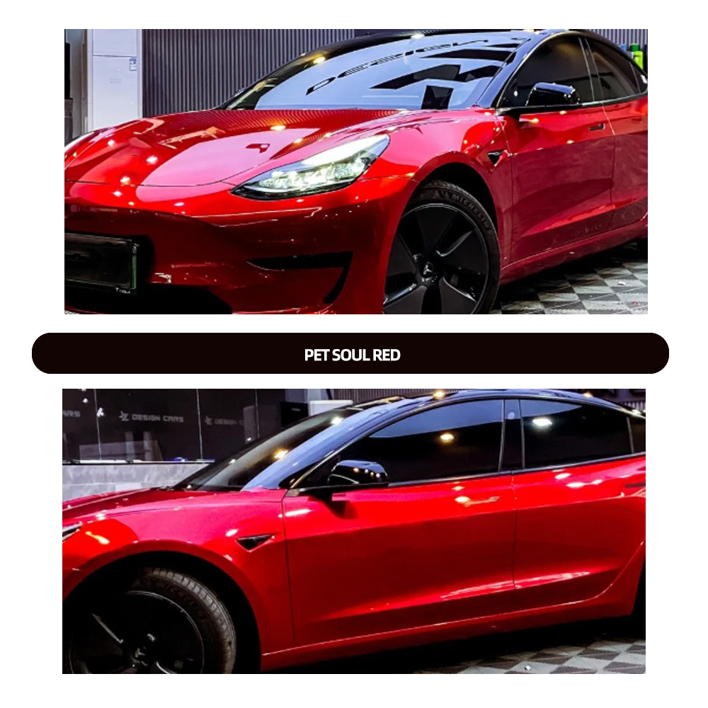 Âme métallique rouge