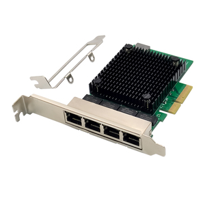PCIe X4 RTL8125B Quad-Port <strong>2</strong>.5GB NIC Four 10/100/1000M RJ45 Ports <strong>Network</strong> Cards for Server - Product Image 1