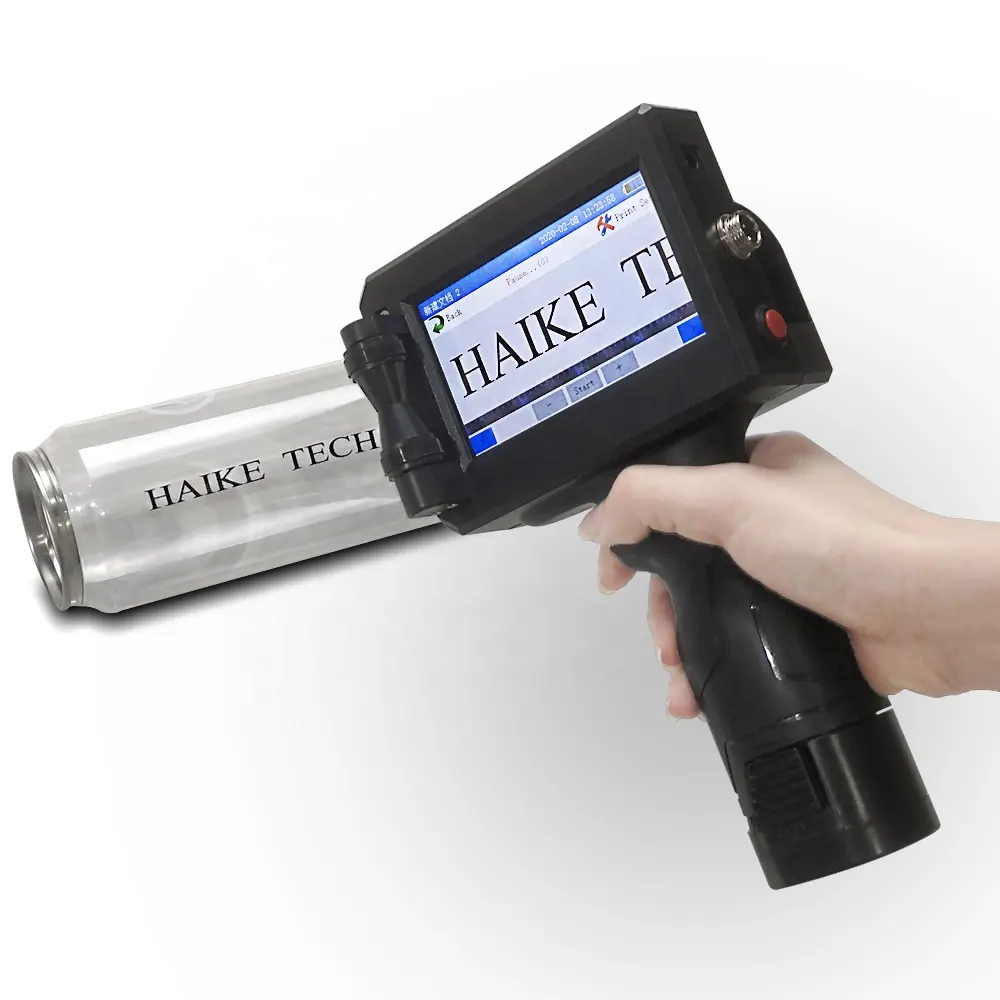 Máquina de codificación para botella de agua Pet, inyección de tinta automática, impresión de fecha de caducidad, 12,7mm