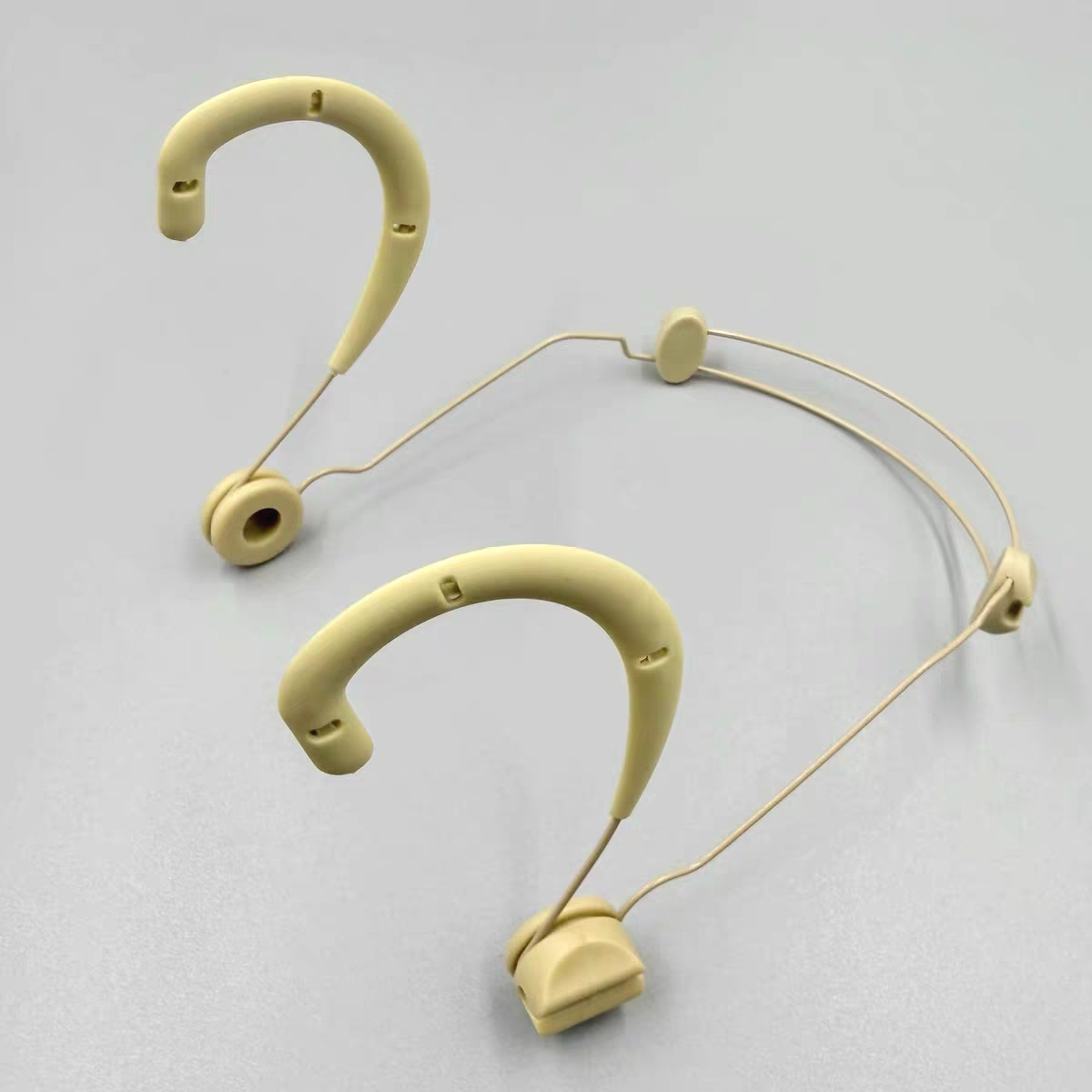 Estructura de diadema beige sin micrófono