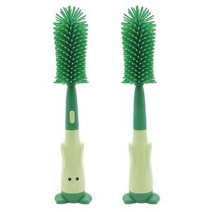 库存3pcs迷你清洁刷套装硅胶洗瓶器和婴儿洗瓶食品清洁刷 - Product Image 5
