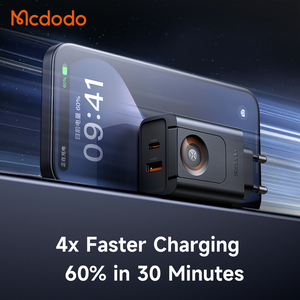 Mcdodo 370充电器20瓦2合1紧凑型旅行适配器，带磁性手表充电器三输出2USB-C + <span class=keywords><strong>USB</strong></span> PD Mcdodo充电器