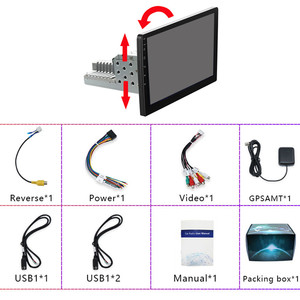 Radio electrónica para coche, reproductor Mp5, android, pantalla táctil de 9 pulgadas, 1 din - Product Image 2