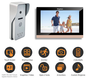 Superior Quality Easy to <strong>Install</strong> and Operate Hot Sale Item Video <strong>Intercom</strong> <strong>System</strong> 2 Wires Video Door Phone IP Door Entry <strong>System</strong> - Product Image 3