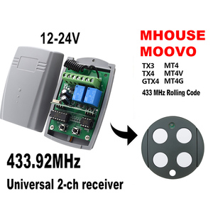SMG-822 universale cancello del Garage ricevitore 2CH 433.92Mhz telecomando interruttore 433MHz ricevitore per Multi marca - Product Image 3