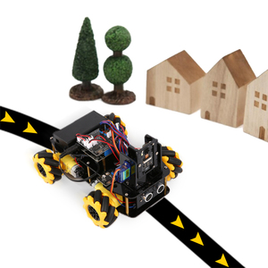 ACEBOTT 4WD Robot de Ruedas con Cámara para Programación de Coche, Kit de Iniciación de Aprendizaje, Rompecabezas IoT para Niños, Juguete para Arduino