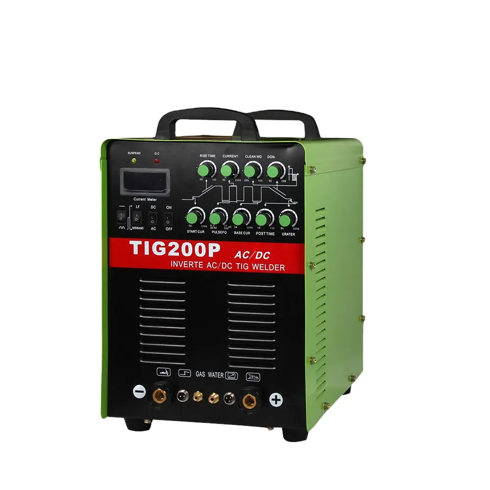 Inverter AC DC Pulse Tig Welder 200P Aluminum Welding Machine