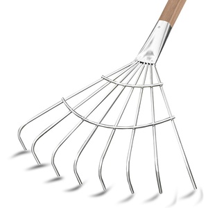 Stainless <strong>Steel</strong> <strong>Rake</strong> an Agricultural Tool Made <strong>of</strong> Stainless <strong>Steel</strong> It Is a Thickened Spike - Tooth <strong>Rake</strong> - Product Image 5