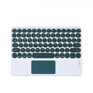 For IPad&amp;PhoneQuiet Bluetooth <strong>Keyboard</strong> with Touchpad,10 Inches,With Mouse Set,7-Colors Backlit, Portable