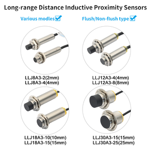 OMCH LLJ Series Metal Capacitive Inductive <strong>Proximity</strong> <strong>Sensors</strong> M8 M12 M18 M30 Double Detection Distance <strong>Switch</strong> 4-25mm - Product Image 6