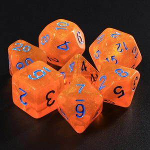 2022 High Quality HD Rainbow Aurora Custommade Gaming Dice <strong>Set</strong> - Product Image 2