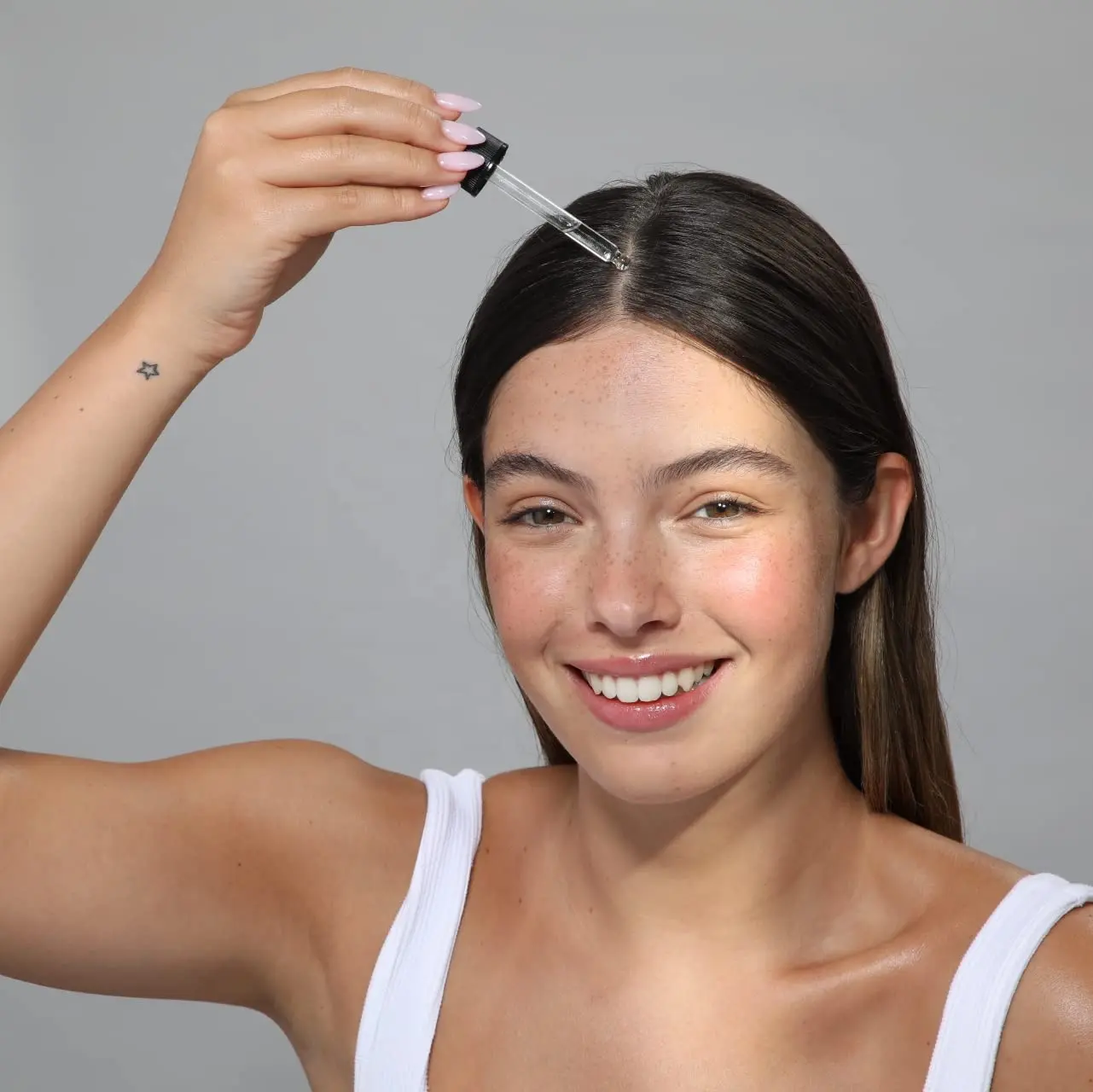 Özel etiket profesyonel günlük kullanım saç bakım ürünleri organik Argan yağı çıkma saç Serum tamir kıvırcık saçlar için