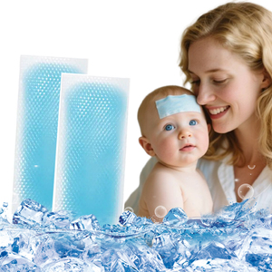 Cold Com press Blue Hydro <span class=keywords><strong>gel</strong></span> Kühl pflaster mit Minze zur Baby fieber reduzierung-Beruhigender Heimgebrauch - Product Image 4