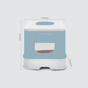 Drawer-type Rubik's Cube Cat Litter Box to Prevent <strong>Entry</strong> and Exit with Sand Design Pet Cleaning Toilet - Product Image 4