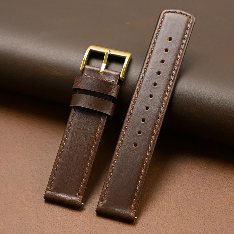 dark brown+gold buckle