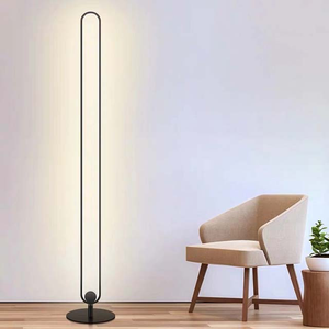 Dropshipping ครัวเรือนตกแต่งโคมไฟยืน LED สีสัน RGB APP ควบคุมโคมไฟตั้งพื้น - Product Image 6