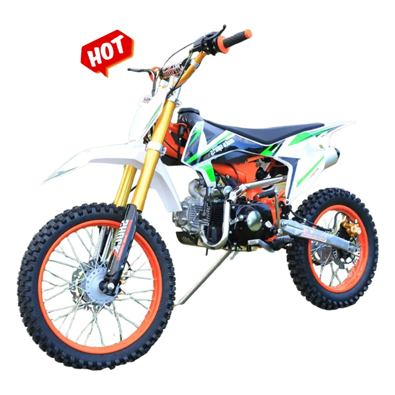 Chinese 4 Stroke Gasoline Engine Pit Bike Electric Start Adult 125cc Adult With Seat Dirt Bikes