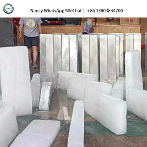 Cube-máquina para hacer bloques de hielo comercial, 2 toneladas por día
