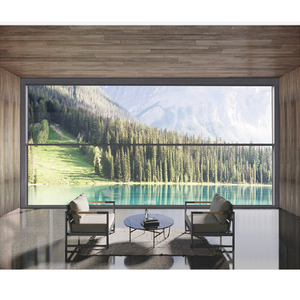 Telecomando smart windows automatico smerigliato auto finestra di sollevamento con schermo di sicurezza verticale in alluminio finestre accessori - Product Image 6