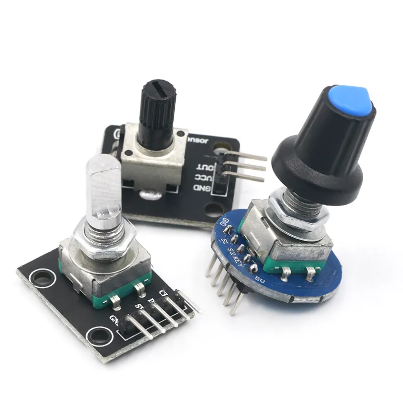 360 Degrees Rotary Encoder Module For Brick Sensor Switch Development Board KY-040 With PinsBrand New Original
