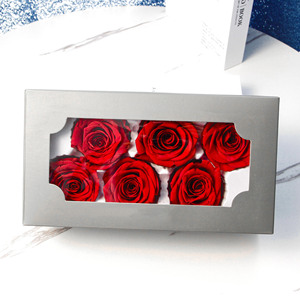 ग्रेड ए बिग हेड संरक्षित गुलाब 6/8/12 हेड्स थोक उच्च गुणवत्ता वाले शाश्वत गुलाब की सजावट वेलेंटाइन डे DIY उपहार के लिए - Product Image 5