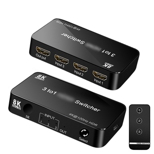 Conmutador HD 8K Operación simple Aplicación amplia Calidad de imagen de alta claridad Compatibilidad multidispositivo Accesorio de audio y video - Product Image 4