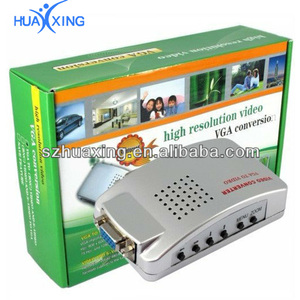 Adaptador de señal Universal NTSC PAL VGA a TV AV RCA, caja de interruptor de vídeo compuesta para ordenador, portátil y PC - Product Image 6