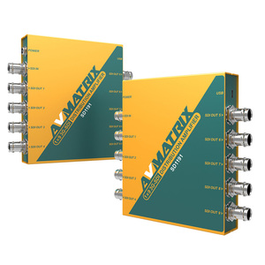 Avmatrix SD1191 Television Broadcasting CCTV Video Accessories 3G-SDI Camera Video <strong>Splitters</strong> 1 Channel <strong>Input</strong> to 9 Channel <strong>Output</strong> - Product Image 3