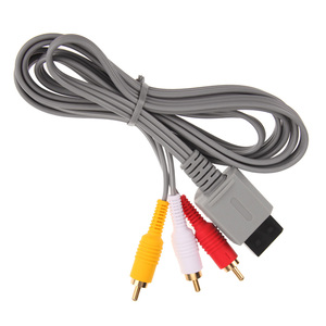 Cable de Audio y vídeo para consola Nintendo Wii, accesorio compuesto de 3 RCA, salida principal de vídeo de 480p, 1,8 m - Product Image 2