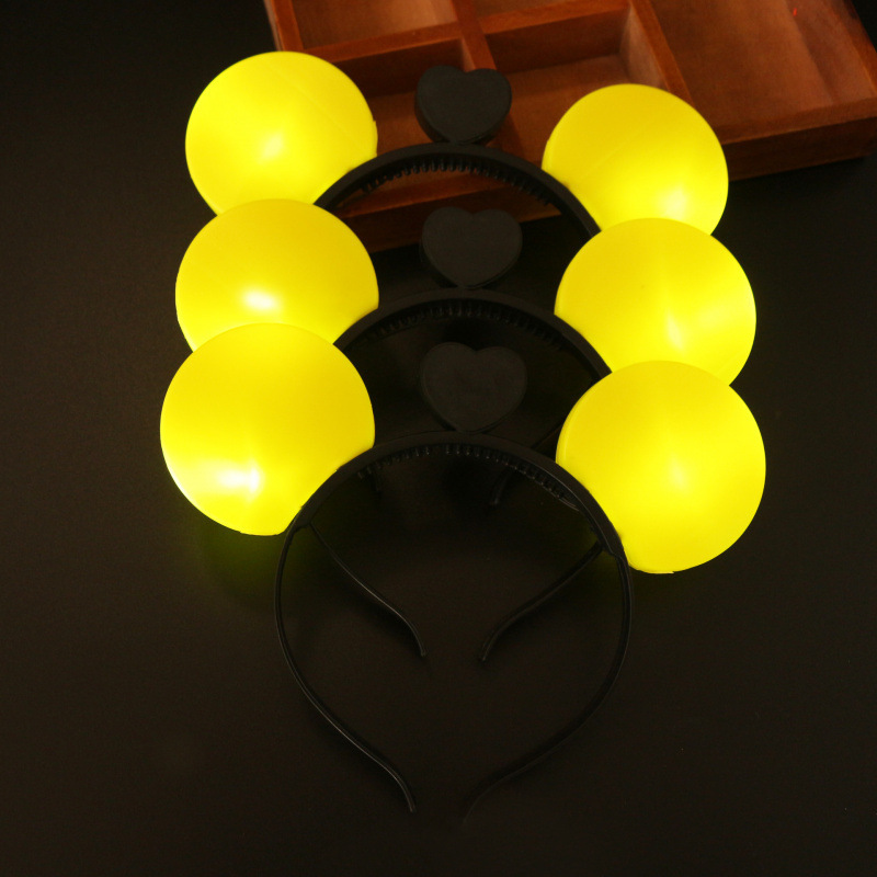 Bandeau Mickey jaune et noir - jaune