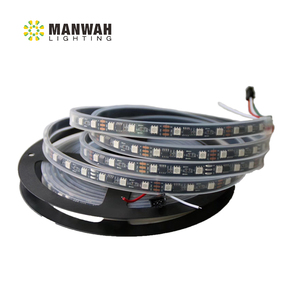 DC24V WS2811 doble fila Arduino RGB Pixel LED tira impermeable tira Flexible para iluminación decorativa
