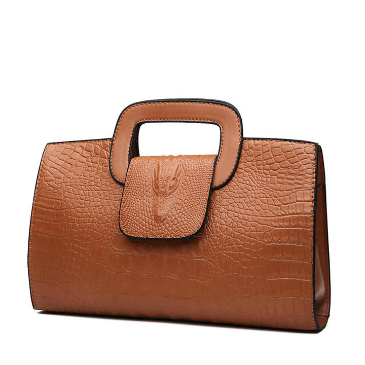 Luxe Dames Elegante Avond Clutch Tassen Handtas Pu Lederen Handtas Zakelijke Stijl Krokodil Clutch Tas