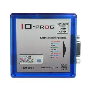 IO Prog versione completa per Opel PSA BSI ECU TCM BCM & EPS combinazione di licenza K-line e può programmatore BD9 connettore - Product Image 1