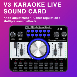 Professional Live Stream Sound Card <strong>Audio</strong> Interface Mixer Support Multi-Channel Mixing Sound Card - Product Image 4