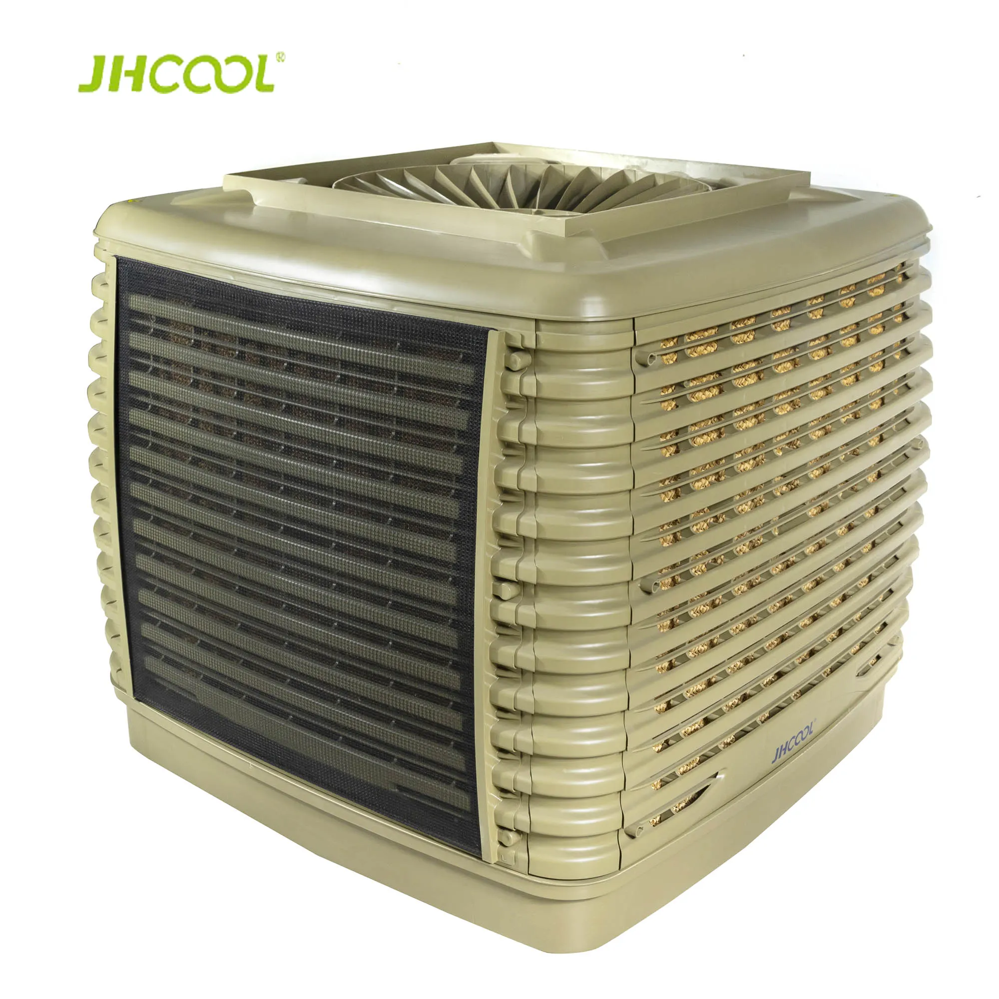 JHCOOL 30000 cmh airflow 상부 배출 산업용 지붕 장착 공기 냉각기 3KW 전력 증발 에어 컨디셔너와 CE ROHS