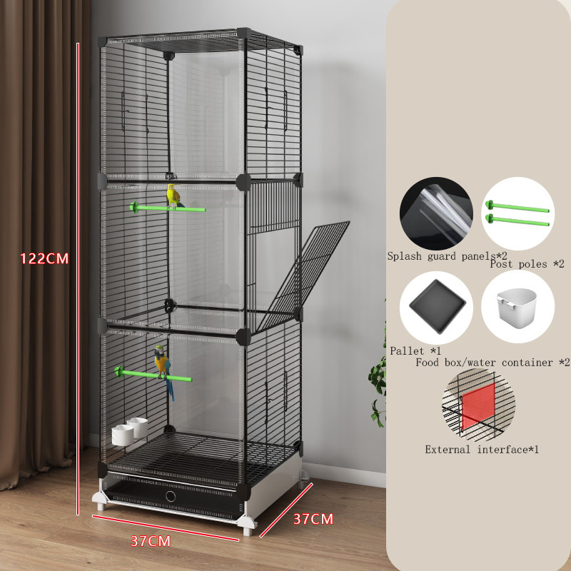 Transparent 3-compartment 5-piece set.