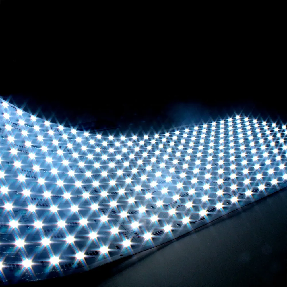 Fábrica Cortable Ultra Papel Piedra delgada Retroiluminación SMD5050 RGBW Flexibilidad flexible Panel Led Hoja de luz para encimeras