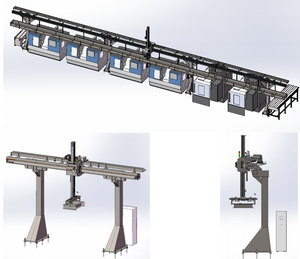 Robot de armazón de pórtico multifunción D multieje Robot lineal de apilamiento automático - Product Image 1