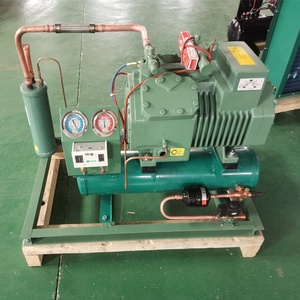 5HP10HP 15HP 380V su soğuk dalma <span class=keywords><strong>Chiller</strong></span> Bitzer yarı kapalı pistonlu R404 kompresör soğutma yoğuşma ünitesi - Product Image 2